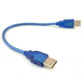 【线】0.3米USB公对公加粗屏蔽数据线