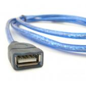 联达科1.5米USB公对母带磁环延长线 xn1u