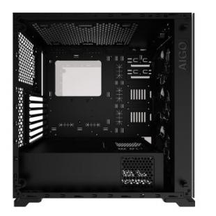爱国者月光宝盒X机箱黑色(三面钢化玻璃/配三个12CM可变色风扇/台系工艺/USB3.0/支持水冷）黑色