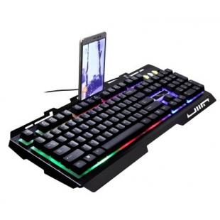 追光豹G700金属网咖发光彩虹键盘【USB】